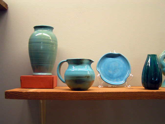 Left Side Older Pieces - Various shade of Blue 2